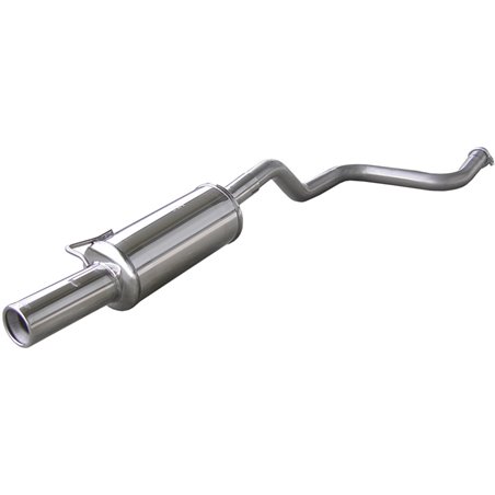 100% Inox Tube centrale + Échappement Sport sur mesure pour Fiat Uno Turbo 80mm