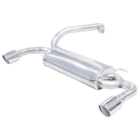 100% Inox Échappement Double sur mesure pour Mazda 3 2.3 Turbo DI 16V MPS (260cv) 2010- Droite/Gauche 100mm X-Race