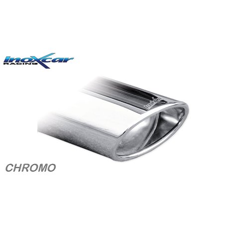 100% Inox Échappement Double sur mesure pour Mercedes Classe-A W176 180 CDI 1.4 110cv 2012-2015 1x150x105mm Oblique