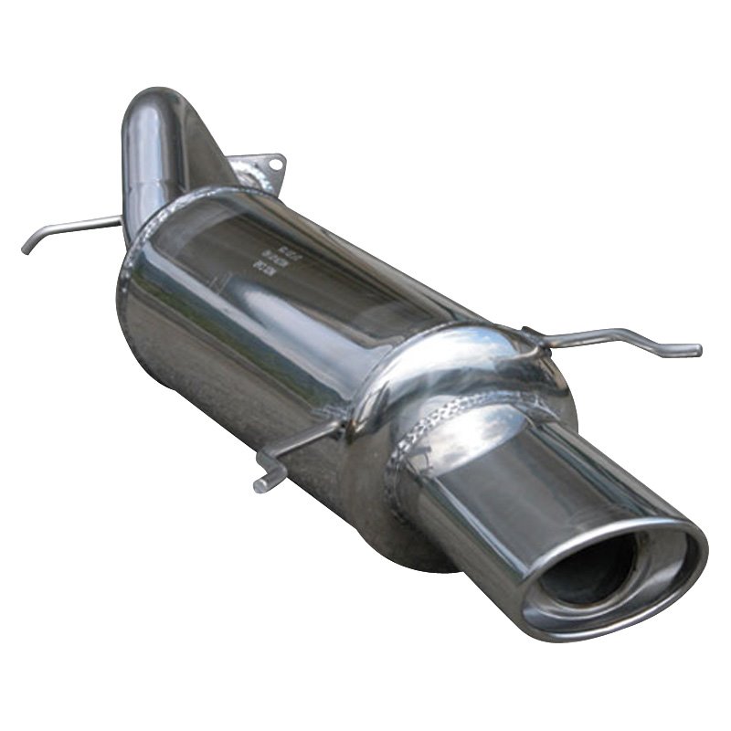 100% Inox Échappement Sport sur mesure pour MG ZR 100 TD (101cv) 2001- 120x80mm
