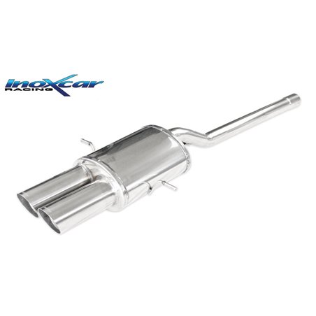 100% Inox Échappement Sport sur mesure pour Mini R56 1.6 Cooper S 184cv 2011- 2x90mm Racing