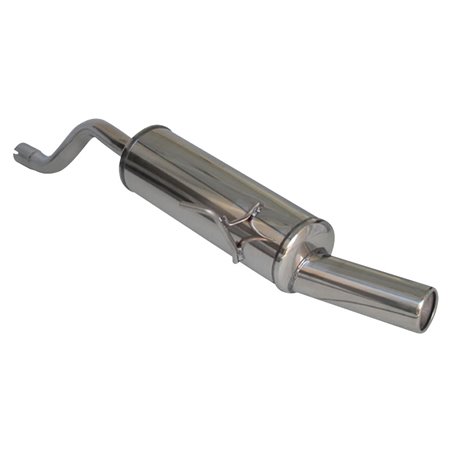 100% Inox Échappement Sport sur mesure pour Renault Clio II 1.2 (58cv) 1998- 80mm 100% Inox Échappement Sport sur mesure pour Renault Clio II 1.2 (58cv) 1998- 80mm