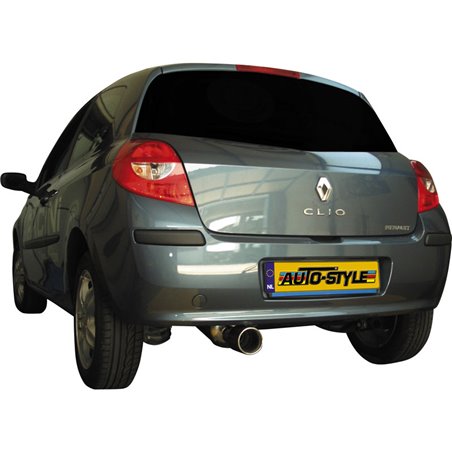 100% Inox Échappement Sport sur mesure pour Renault Clio III 1.4 16v (98cv) 2005- 102mm 100% Inox Échappement Sport sur mesure pour Renault Clio III 1.4 16v (98cv) 2005- 102mm