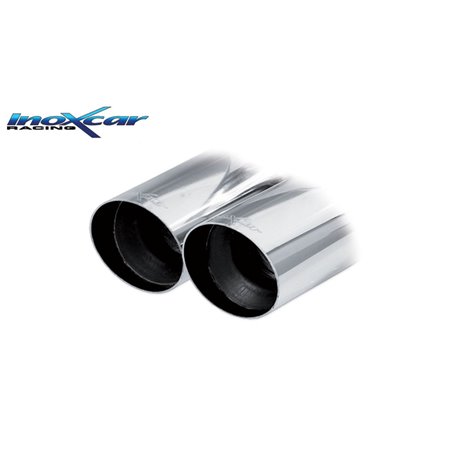 100% Inox Échappement Sport sur mesure pour Renault Clio IV 1.2 75cv 2013- 2x80mm X-Race 100% Inox Échappement Sport sur mesure pour Renault Clio IV 1.2 75cv 2013- 2x80mm X-Race