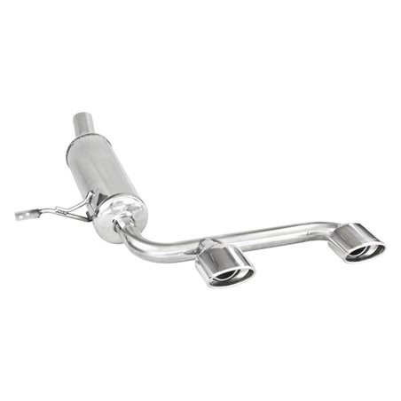 100% Inox Échappement Sport 'Central' sur mesure pour Renault Megane II RS 2.0 16v 2004- 2x120x80mm 100% Inox Échappement Sport 'Central' sur mesure pour Renault Megane II RS 2.0 16v 2004- 2x120x80mm