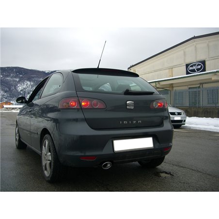 100% Inox Échappement Sport sur mesure pour Seat Ibiza 6L 1.4 16v (100cv) 2002- 120x80mm 100% Inox Échappement Sport sur mesure pour Seat Ibiza 6L 1.4 16v (100cv) 2002- 120x80mm