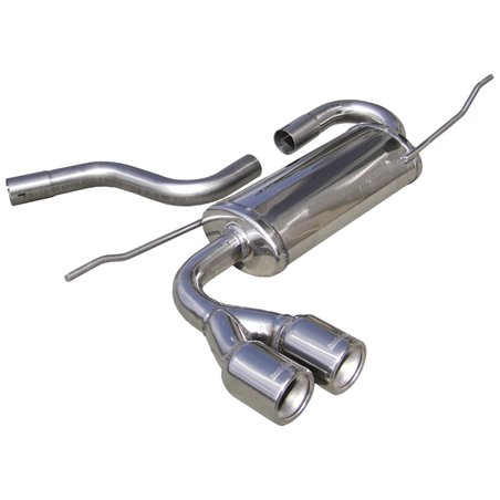 100% Inox Échappement Sport sur mesure pour Seat Leon 1P 1.9 TDi (105cv) 2005- 2x80mm 100% Inox Échappement Sport sur mesure pour Seat Leon 1P 1.9 TDi (105cv) 2005- 2x80mm