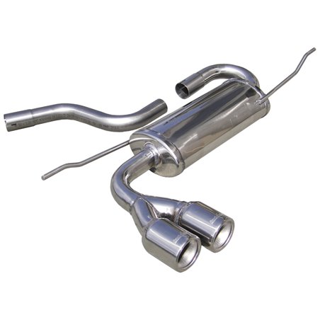 100% Inox Échappement Sport sur mesure pour Seat Leon 1P 2.0 TDi (140cv) 2005- 2x80mm 100% Inox Échappement Sport sur mesure pour Seat Leon 1P 2.0 TDi (140cv) 2005- 2x80mm