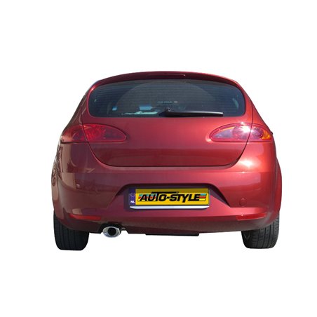 100% Inox Échappement Sport sur mesure pour Seat Leon 1P 2.0 TDi (140cv) 2005- 120x80mm Oblique 100% Inox Échappement Sport sur mesure pour Seat Leon 1P 2.0 TDi (140cv) 2005- 120x80mm Oblique