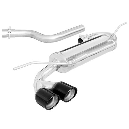 100% Inox Échappement Sport sur mesure pour Seat Leon (1P) 1.6 102cv 2005- 2x80mm X-Race Black Edition 100% Inox Échappement Sport sur mesure pour Seat Leon (1P) 1.6 102cv 2005- 2x80mm X-Race Black Edition