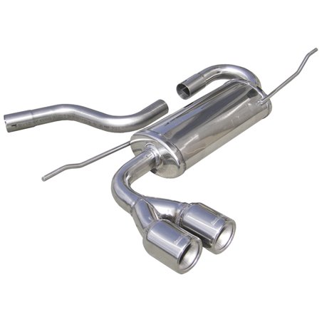 100% Inox Échappement Sport sur mesure pour Seat Leon 1P 1.4TSi (125cv) 2010- 2x80mm 100% Inox Échappement Sport sur mesure pour Seat Leon 1P 1.4TSi (125cv) 2010- 2x80mm
