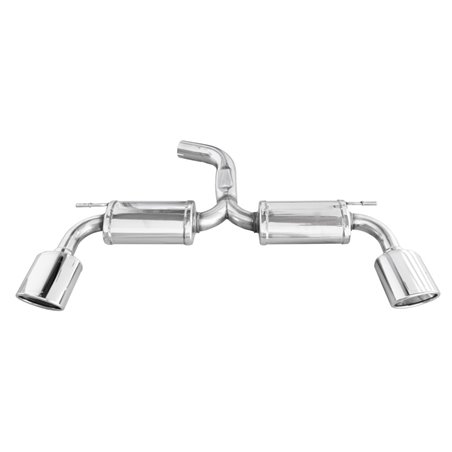 100% Inox Échappement Double sur mesure pour Seat Leon (5F) Cupra 2.0 280cv 2014- 70mm 1x150x105mm Oblique 100% Inox Échappement Double sur mesure pour Seat Leon (5F) Cupra 2.0 280cv 2014- 70mm 1x150x105mm Oblique