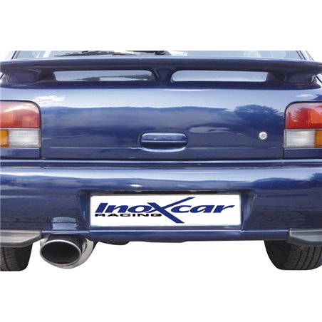 100% Inox Échappement Sport sur mesure pour Subaru Impreza 4WD 2.0 GT-Turbo -2000 150x105mm 100% Inox Échappement Sport sur mesure pour Subaru Impreza 4WD 2.0 GT-Turbo -2000 150x105mm