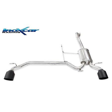100% Inox Échappement Double sur mesure pour Suzuki Swift 1.4 Sport 140cv 2018- Droite/Gauche 100mm Black Ceramic 100% Inox Échappement Double sur mesure pour Suzuki Swift 1.4 Sport 140cv 2018- Droite/Gauche 100mm Black Ceramic
