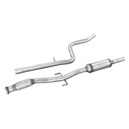 100% Inox Silencieux centrale sur mesure pour Peugeot 208 1.6 16V Turbo GTI 200cv 2013-2015 100% Inox Silencieux centrale sur mesure pour Peugeot 208 1.6 16V Turbo GTI 200cv 2013-2015