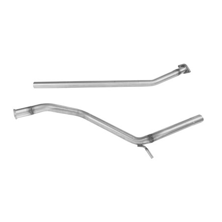 100% Inox Tube centrale sur mesure pour Citroën C4 1.6 16v (110cv) 2005- 100% Inox Tube centrale sur mesure pour Citroën C4 1.6 16v (110cv) 2005-