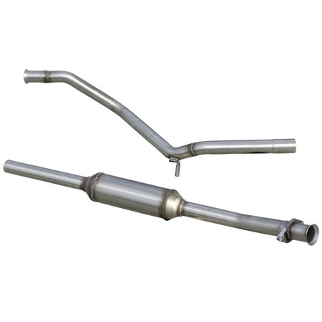 100% Inox Silencieux centrale sur mesure pour Citroën C4 1.6 16v (110cv) 2005- 100% Inox Silencieux centrale sur mesure pour Citroën C4 1.6 16v (110cv) 2005-