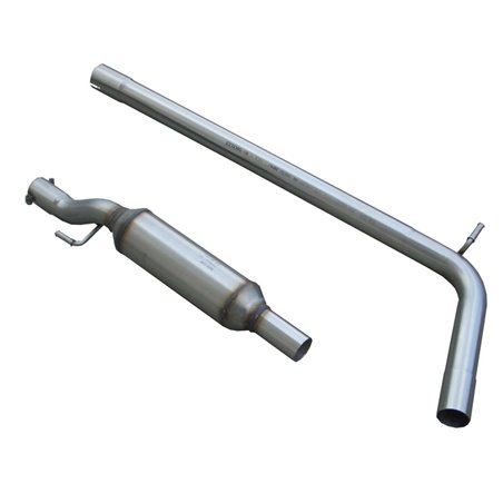 100% Inox Silencieux centrale sur mesure pour Volkswagen Polo 6R GTi 1.4 16v TSi (180cv) 2010- (Ø55mm) 100% Inox Silencieux centrale sur mesure pour Volkswagen Polo 6R GTi 1.4 16v TSi (180cv) 2010- (Ø55mm)