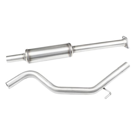 100% Inox Silencieux centrale sur mesure pour Fiat Grande Punto 1.4 T-JET (120cv) 2007- 100% Inox Silencieux centrale sur mesure pour Fiat Grande Punto 1.4 T-JET (120cv) 2007-