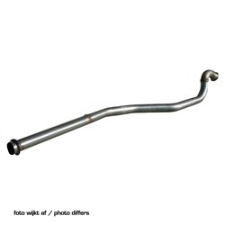 100% Inox Tube centrale sur mesure pour Audi TT 3.2 V6 Quattro (256cv) 2006- (Ø63,5mm)