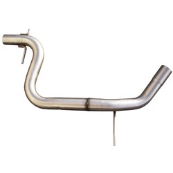 100% Inox Tube centrale sur mesure pour Volkswagen Golf VI GTi 2.0TSi (210cv) 2009-