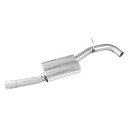 100% Inox Silencieux centrale sur mesure pour Volkswagen Golf VII 2.0 R TSI 300cv 2014-