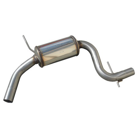 100% Inox Silencieux centrale sur mesure pour Volkswagen Golf V 2.0 TFSi (200cv) 2004- 100% Inox Silencieux centrale sur mesure pour Volkswagen Golf V 2.0 TFSi (200cv) 2004-