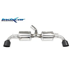 100% Inox Échappement Double sur mesure pour Toyota GR Yaris 1.6 (261cv) 2020- Ø65mm Droite/Gauche 100mm Racing Ceramic Black