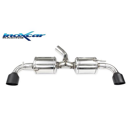 100% Inox Échappement Double sur mesure pour Toyota GR Yaris 1.6 (261cv) 2020- Ø65mm Droite/Gauche 100mm Racing Ceramic Black 100% Inox Échappement Double sur mesure pour Toyota GR Yaris 1.6 (261cv) 2020- Ø65mm Droite/Gauche 100mm Racing Ceramic Black
