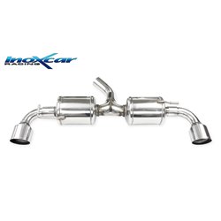 100% Inox Échappement Double sur mesure pour Toyota GR Yaris 1.6 (261cv) 2020- Ø65mm Droite/Gauche 100mm Racing