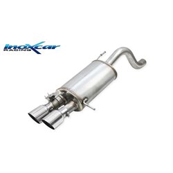 100% Inox Échappement Sport sur mesure pour Hyundai i20 N 1.6 Turbo (204cv) 2020- 2x90mm Racing