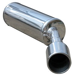 100% Inox Échappement Sport sur mesure pour Volkswagen Golf I Cabrio 1.8 (90-98-112cv) 102mm excl. Karmann