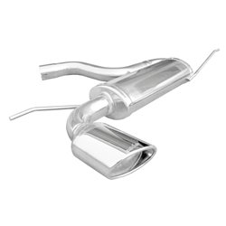 100% Inox Échappement Sport sur mesure pour Volkswagen Golf V 2.0 TFSi (200cv) 2004- 120x80mm Oblique