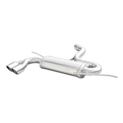 100% Inox Échappement Sport sur mesure pour Volkswagen Golf V 2.0 16V TFSI GTI 200cv-230cv 2004- Ø 65 2x80mm X-Race