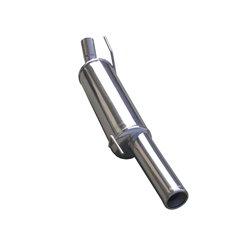 100% Inox Échappement Sport sur mesure pour Volkswagen Golf III 1.9 TD (90cv) 80mm