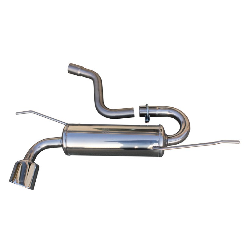 100% Inox Échappement Sport sur mesure pour Volkswagen Golf VI 2.0TDi GTD (170cv) 2009- 120x80mm Oblique