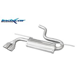 100% Inox Échappement Double sur mesure pour Volkswagen Golf VII 2.0 GTD 184CV 2012- 2019 2x80mm Racing