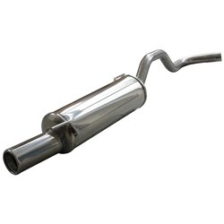 100% Inox Échappement Sport sur mesure pour Volkswagen Polo 6N 1.3 1994-2001 80mm