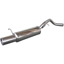 100% Inox Échappement Sport sur mesure pour Volkswagen Polo 9N 1.4 TDi (75cv) 2001- 102mm