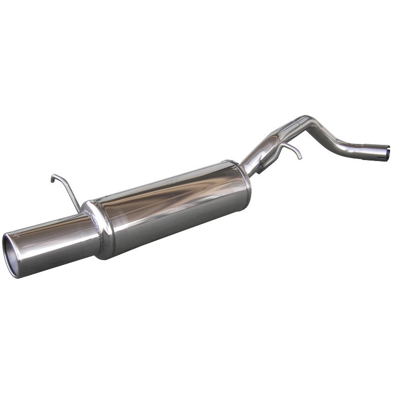 100% Inox Échappement Sport sur mesure pour Volkswagen Polo 9N 1.4 TDi (75cv) 2001- 102mm