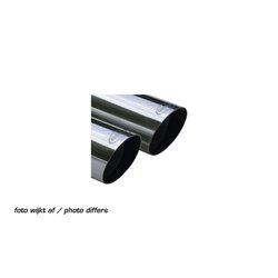 100% Inox Échappement Sport sur mesure pour Volkswagen Polo 6R GTi 1.4 16v TSi (180cv) 2010- 2x80mm X-Race (Ø55mm)