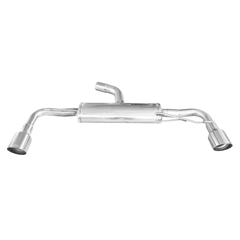 100% Inox Échappement Double sur mesure pour Volkswagen Scirocco 2.0 R TSi DSG (265cv) 2010- Droite/Gauche 102mm Racing