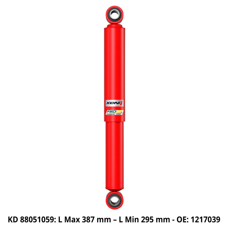 KONI Amortisseur Special Active sur mesure pour Fiat Ducato based campers: Adria/Carthago/Hymer 2006- - Essieu arrière - Lmin: 2