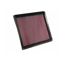 K&N Filtre à air de remplacement sur mesure pour Chevrolet Impala 3.5, 3.9, 5.3 2006-2011, Malibu 3.5 2010, Monte Carlo 3.5, 3.9