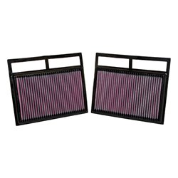K&N Filtre à air de remplacement sur mesure pour Mercedes-Benz CL600/ CL65 / G65 AMG 2012-2017 / S600 / S65 AMG 2003-2017 / SL60