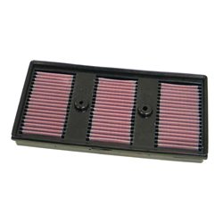 K&N Filtre à air de remplacement sur mesure pour Audi A3 1.6 FSi / Skoda Octavia / VW Eos, Golf V, Jetta V, Passat, Touran 1.6 F