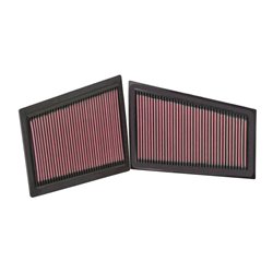 K&N Filtre à air de remplacement sur mesure pour Mercedes C W203 / CLS / E W211 / Classe-G / GL / ML / Classe-R / Classe-S CDi (