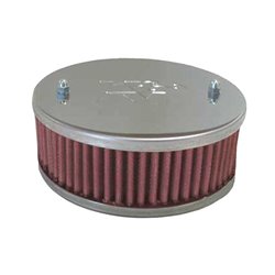 K&N Filtre à Air rond sur mesure pour carburateur SU/SU Hitachi 1.5'' HS4/HIF4/HIF38, trou central, Hauteur d'assemblage 56mm (5