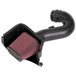 K&N admission d'air Aircharger sur mesure pour Chevrolet Corvette ZR1 6.2L V8 (excl. Z06) 2019 (57-3111)