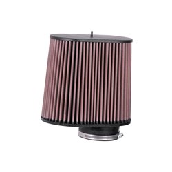 K&N Filtre à Air Universel Ovale/Conique with 102mm raccordement décentrée, 241mm x 171mm de base, 229mm x 140mm en haut, 227mm 